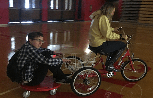 Wiers Donates Bike to Life Skills Class at Plymouth High School